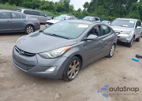 2011 Hyundai Elantra Limited z USA, uszkodzony, nr VIN 5NPDH4AE9BH075863